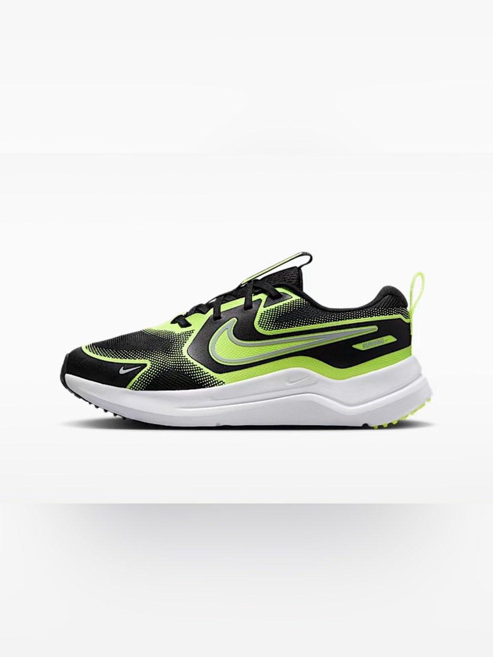 Nike Black & Volt Athletic Running Shoe